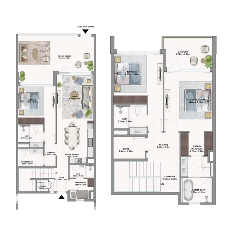 Emaar Golf Acres floor plan