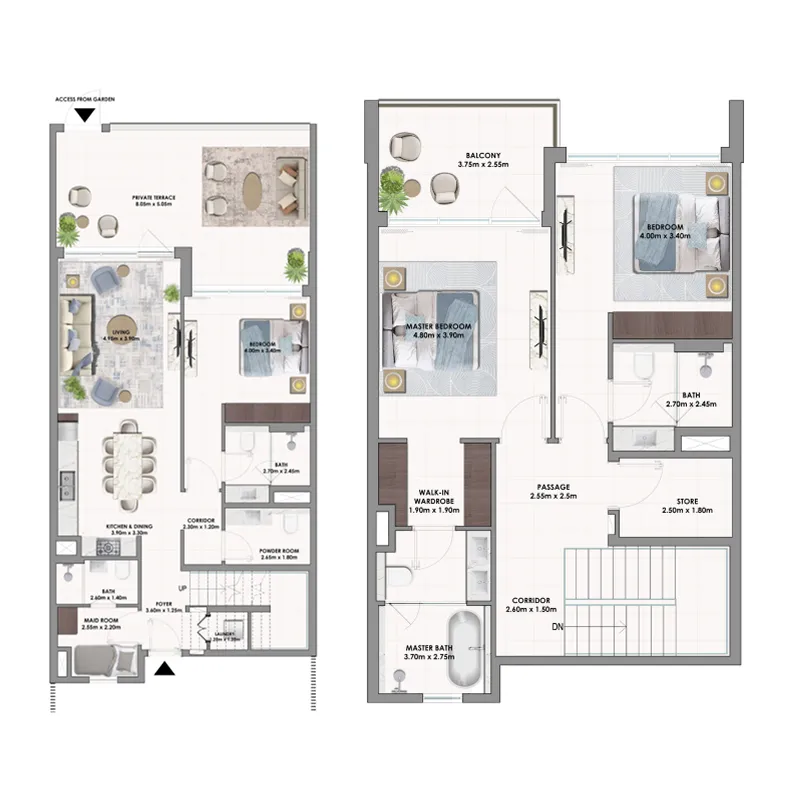 Emaar Golf Acres floor plan