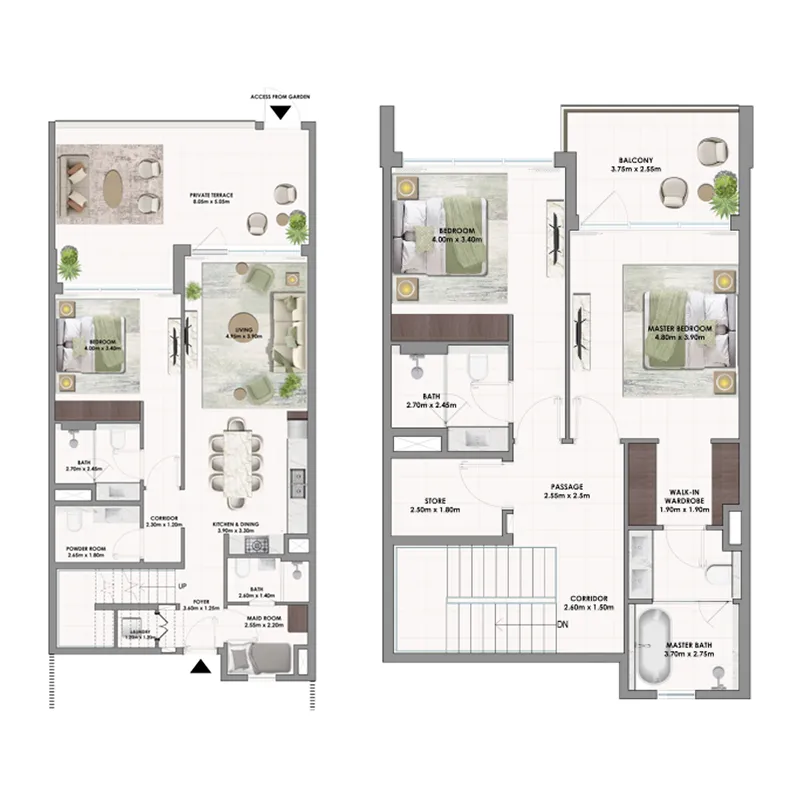Emaar Golf Dale floor plan