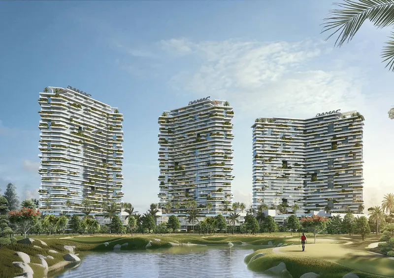 Exterior at Golf Greens in Damac Hills Dubai