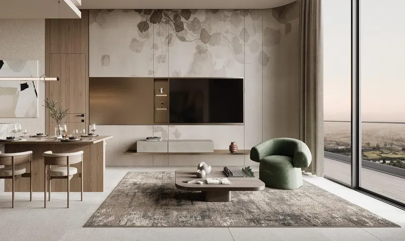 Interior at Golf Grove by Regent in Dubai Production City Dubai