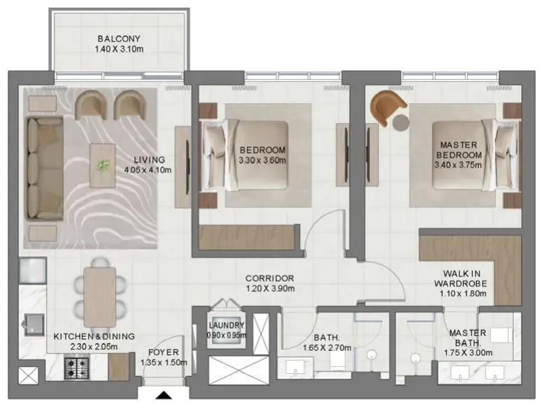 Emaar Golf Hills 2 floor plan