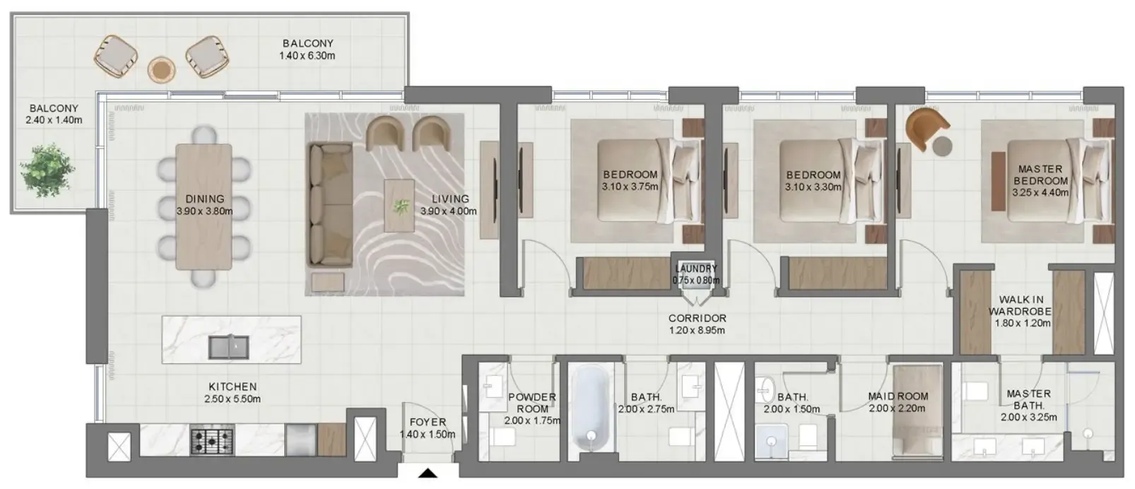Emaar Golf Hills 2 floor plan