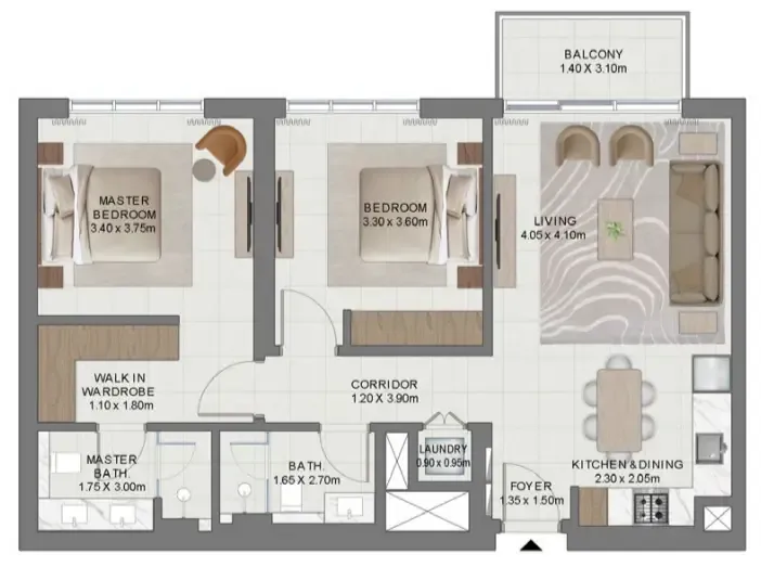 Emaar Golf Hills floor plan