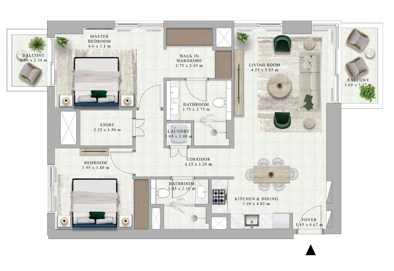 Emaar Golf Hillside floor plan