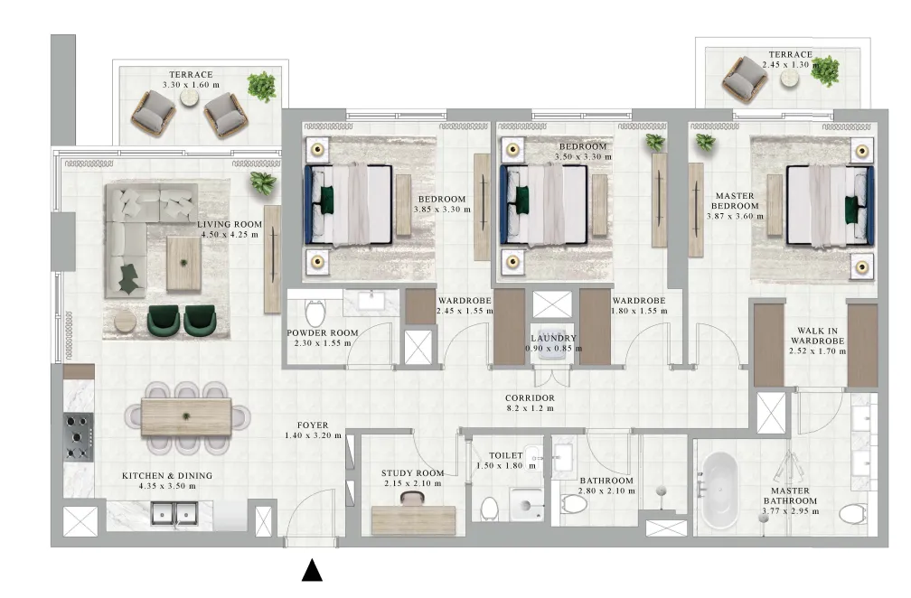 Emaar Golf Hillside floor plan