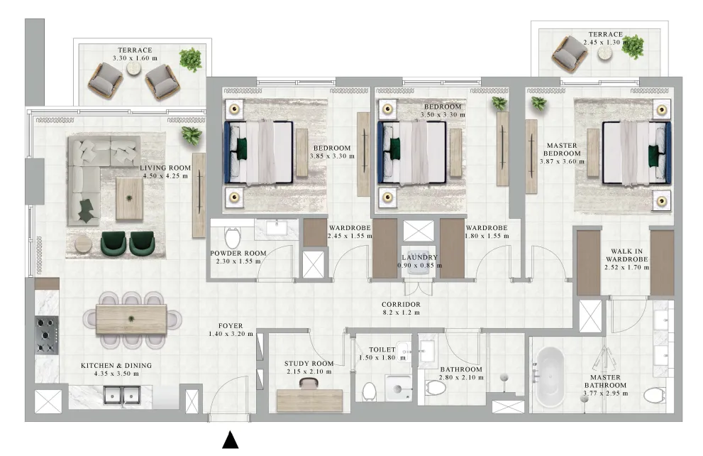 Emaar Golf Hillside floor plan
