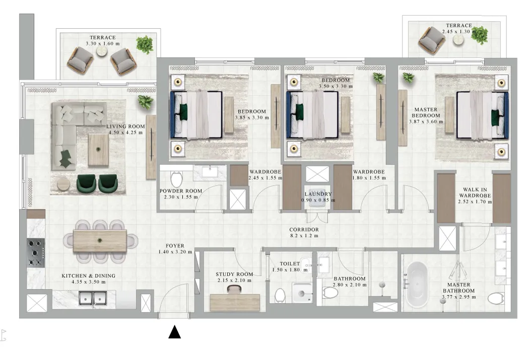 Emaar Golf Hillside floor plan