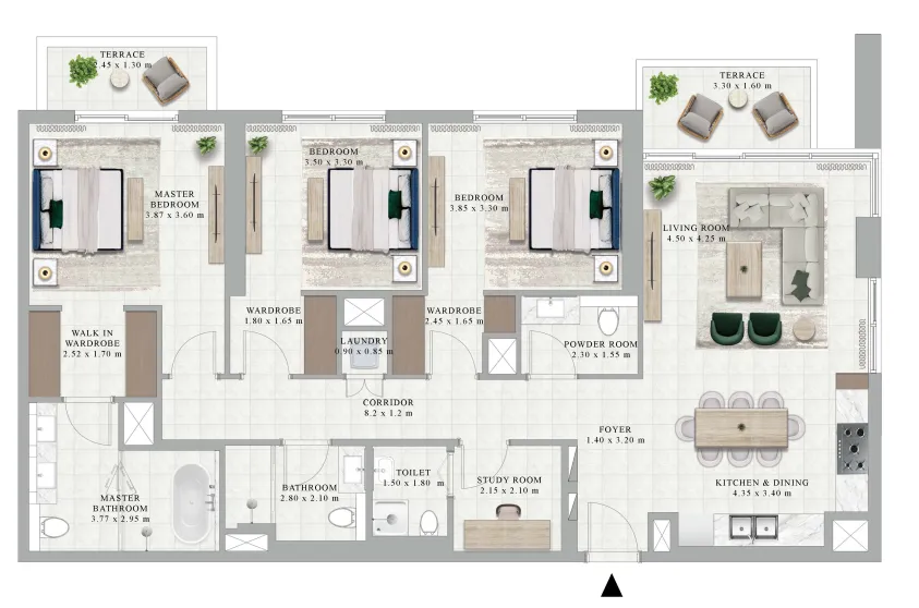 Emaar Golf Hillside floor plan