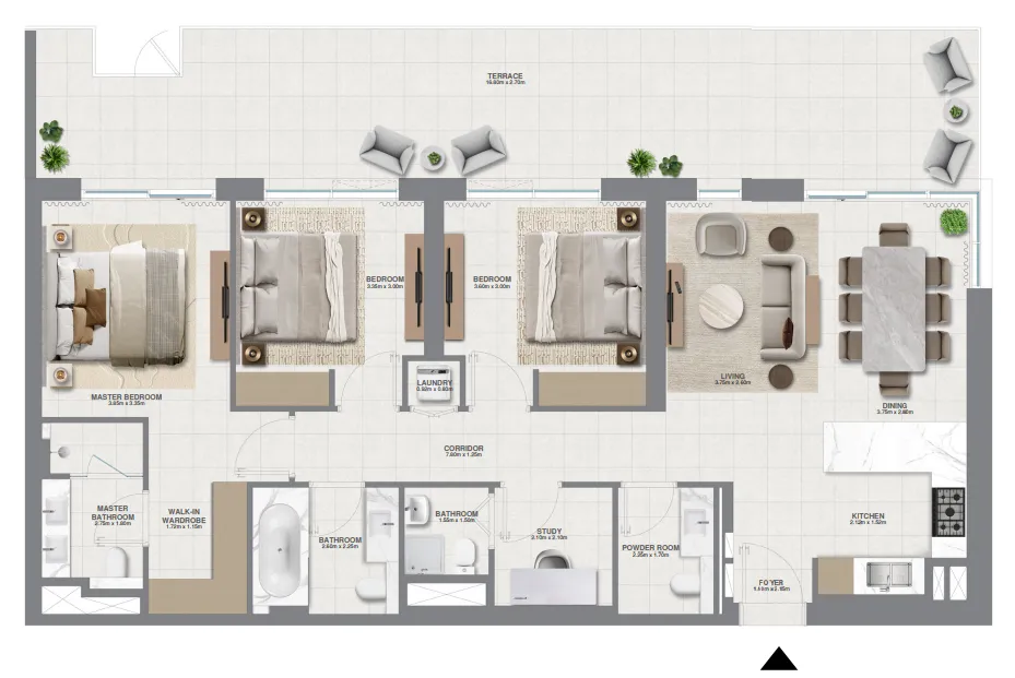 Emaar Golf Meadow floor plan
