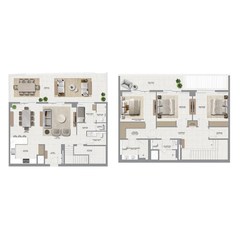 Emaar Golf Meadow floor plan