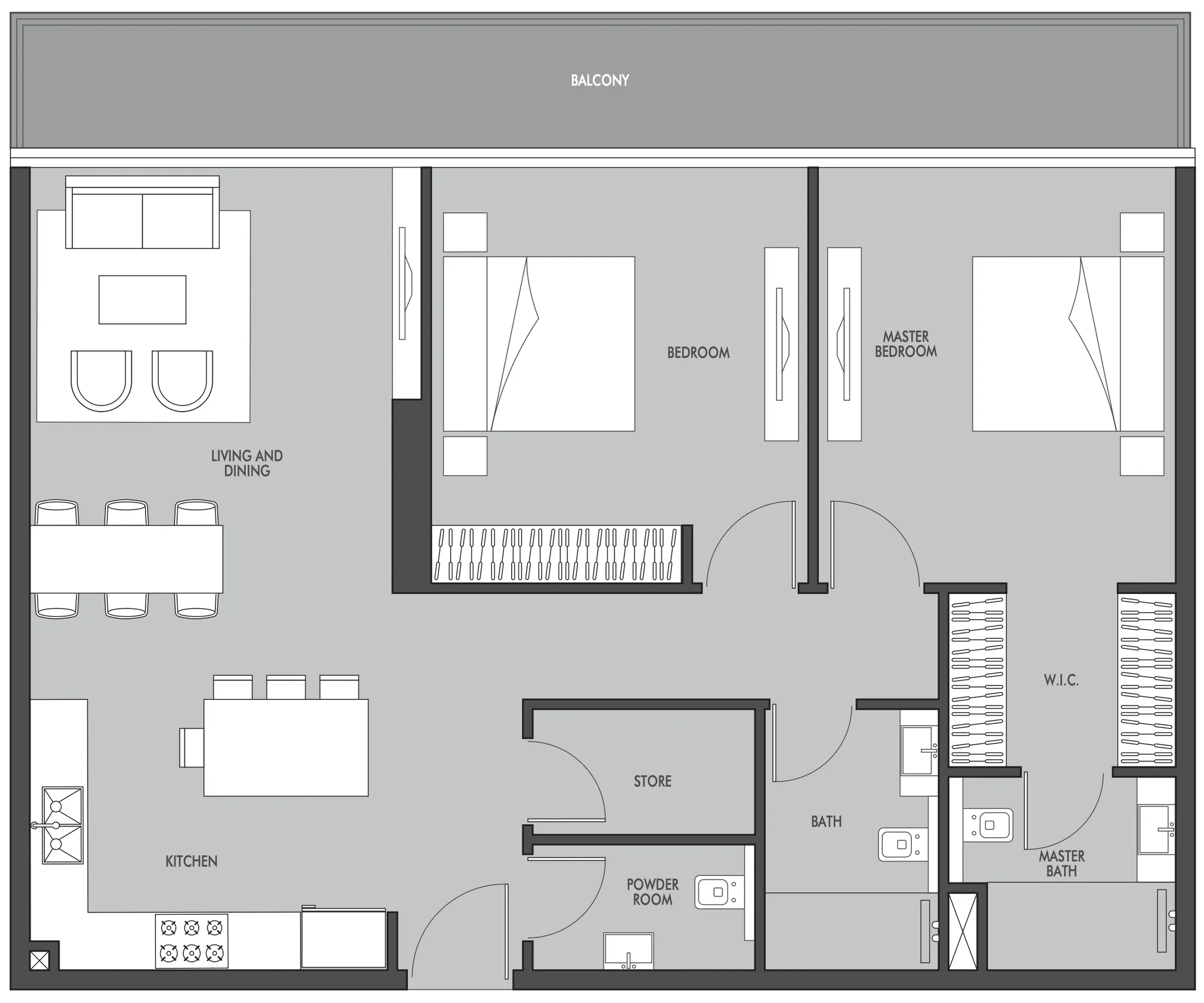 Prestige One Developments Golf Place floor plan