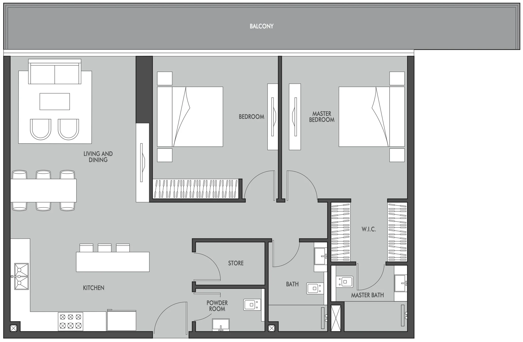 Prestige One Developments Golf Place floor plan