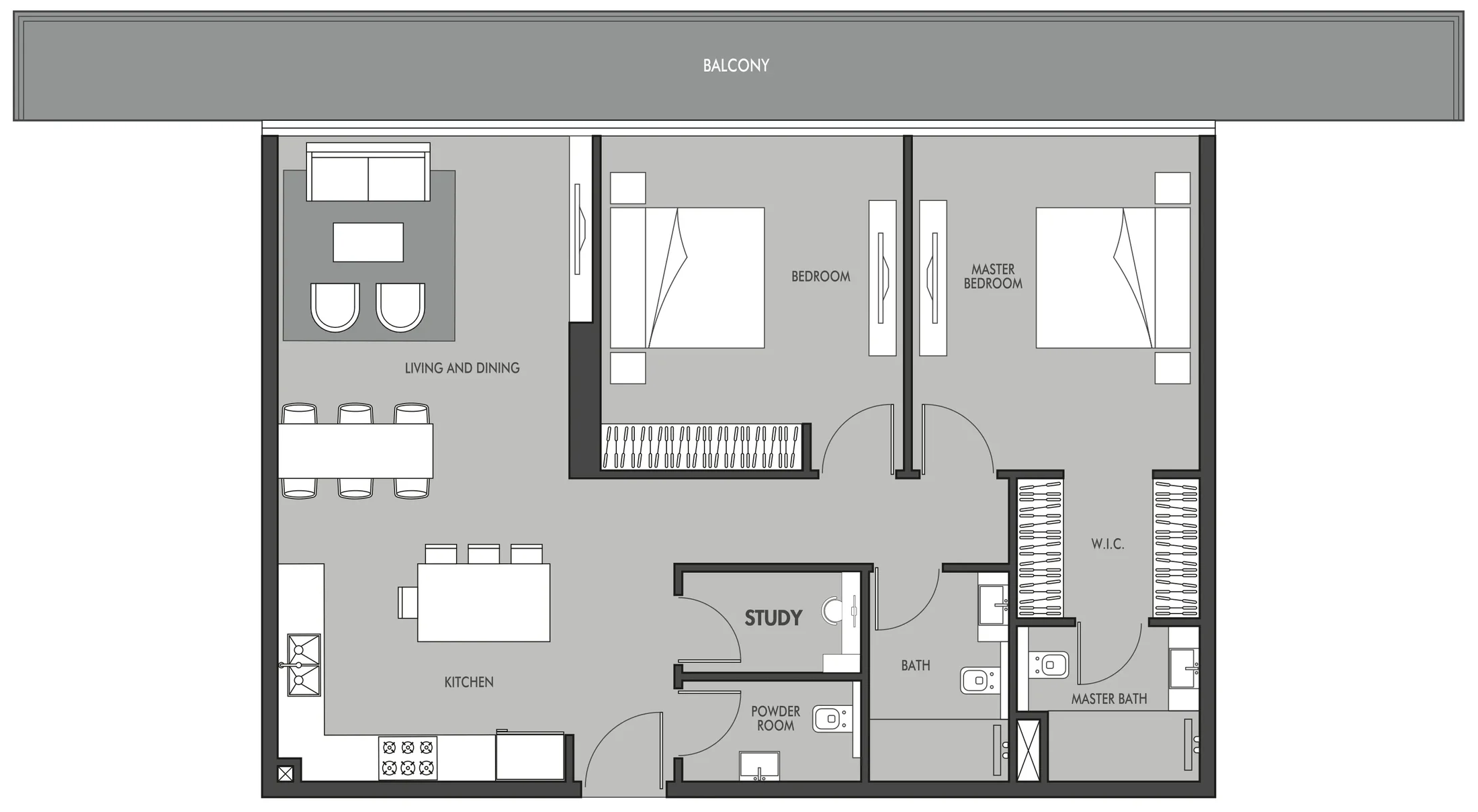 Prestige One Developments Golf Place floor plan