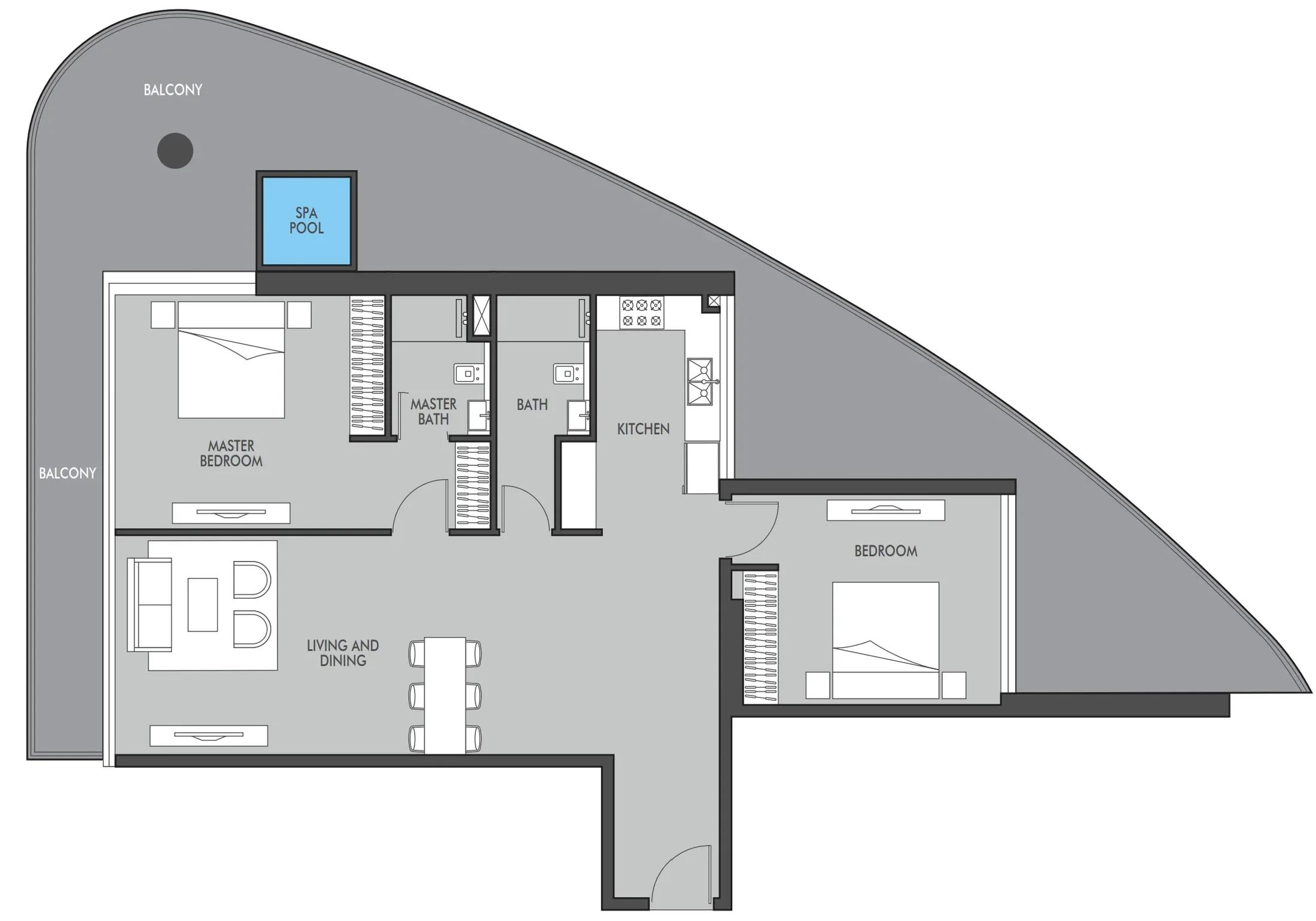 Prestige One Developments Golf Place floor plan