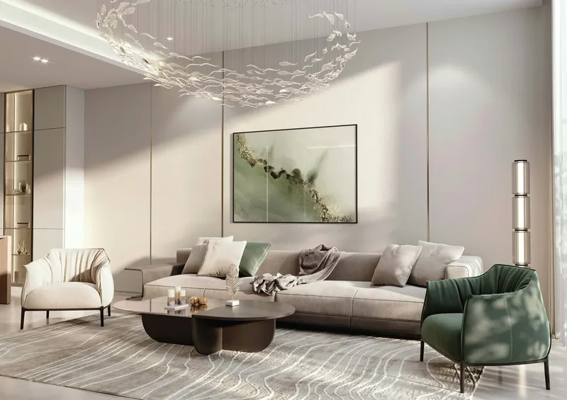 Interior at Golf Place in Dubai Sports City Dubai