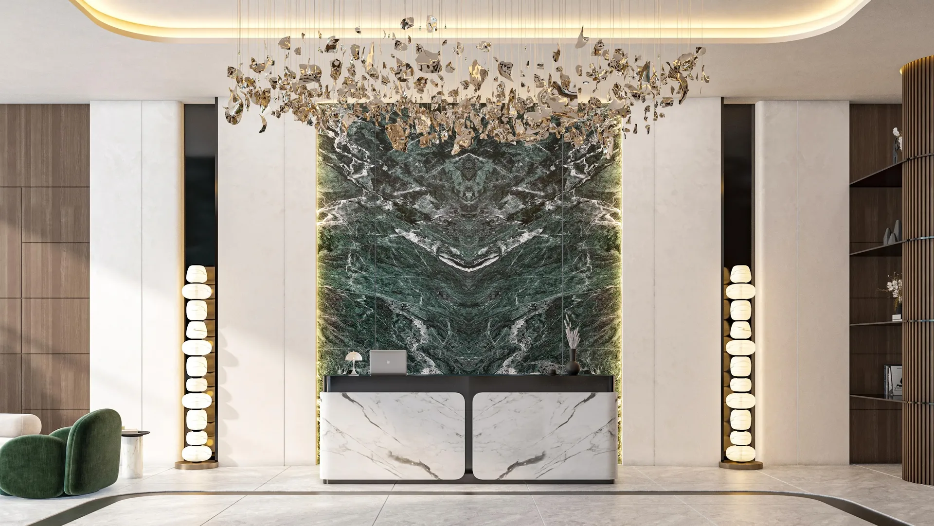 Asak Real Estate Development Golf Terrace Residences Lobby