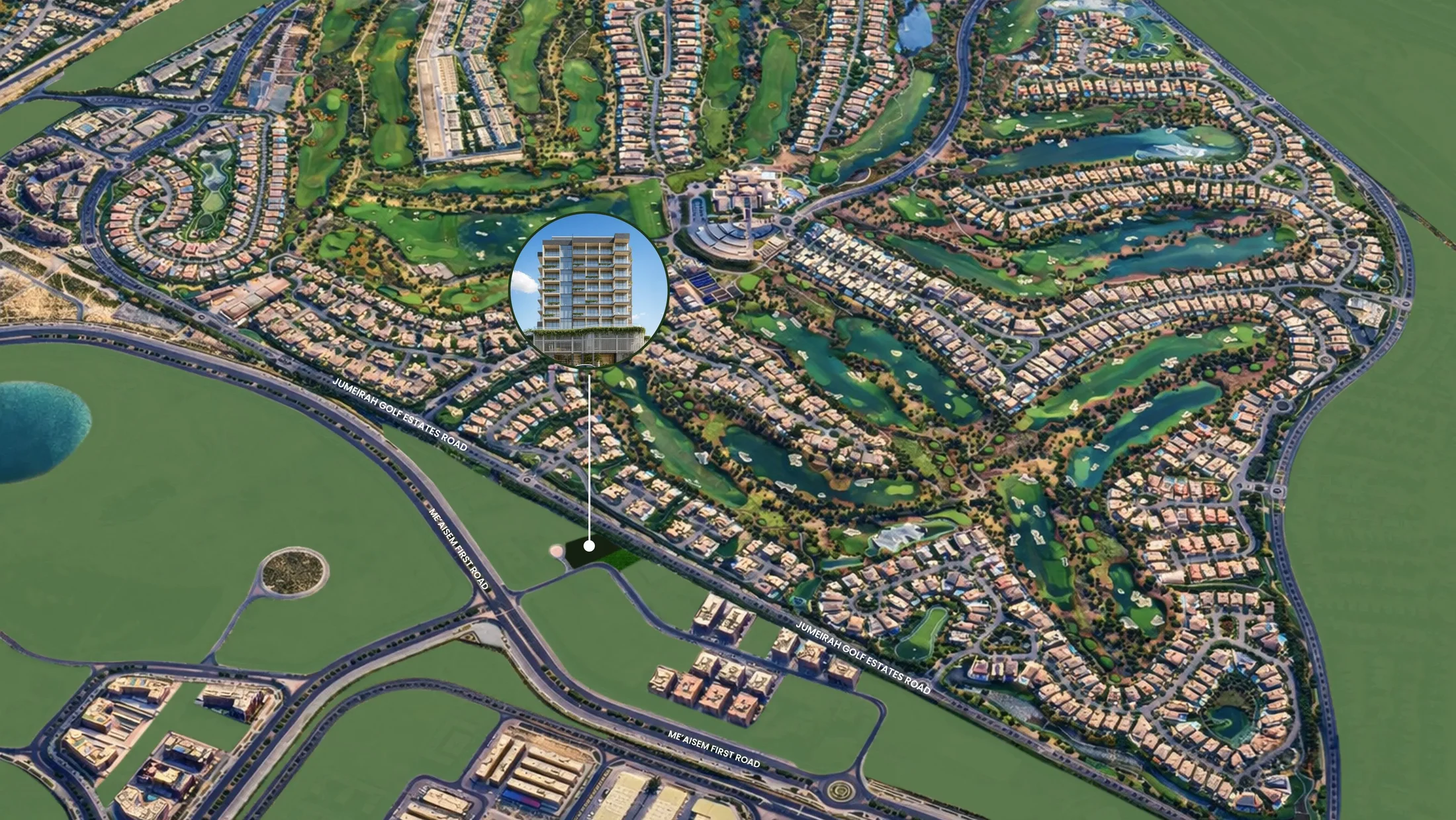 Asak Real Estate Development Golf Terrace Residences master plan