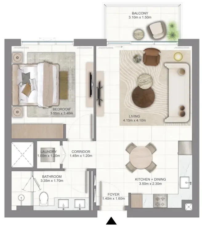 Emaar Golf Vale floor plan