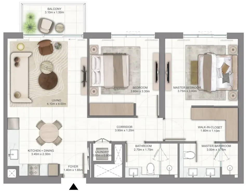 Emaar Golf Vale floor plan