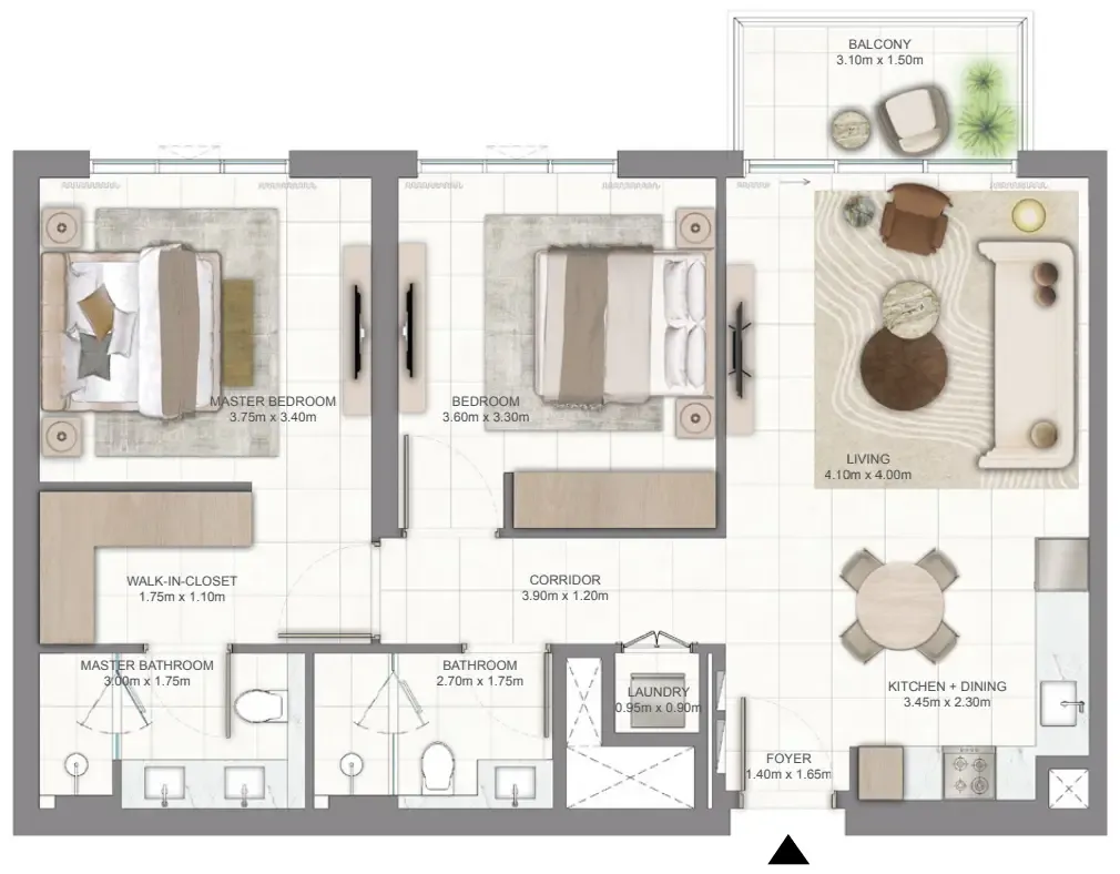 Emaar Golf Vale floor plan