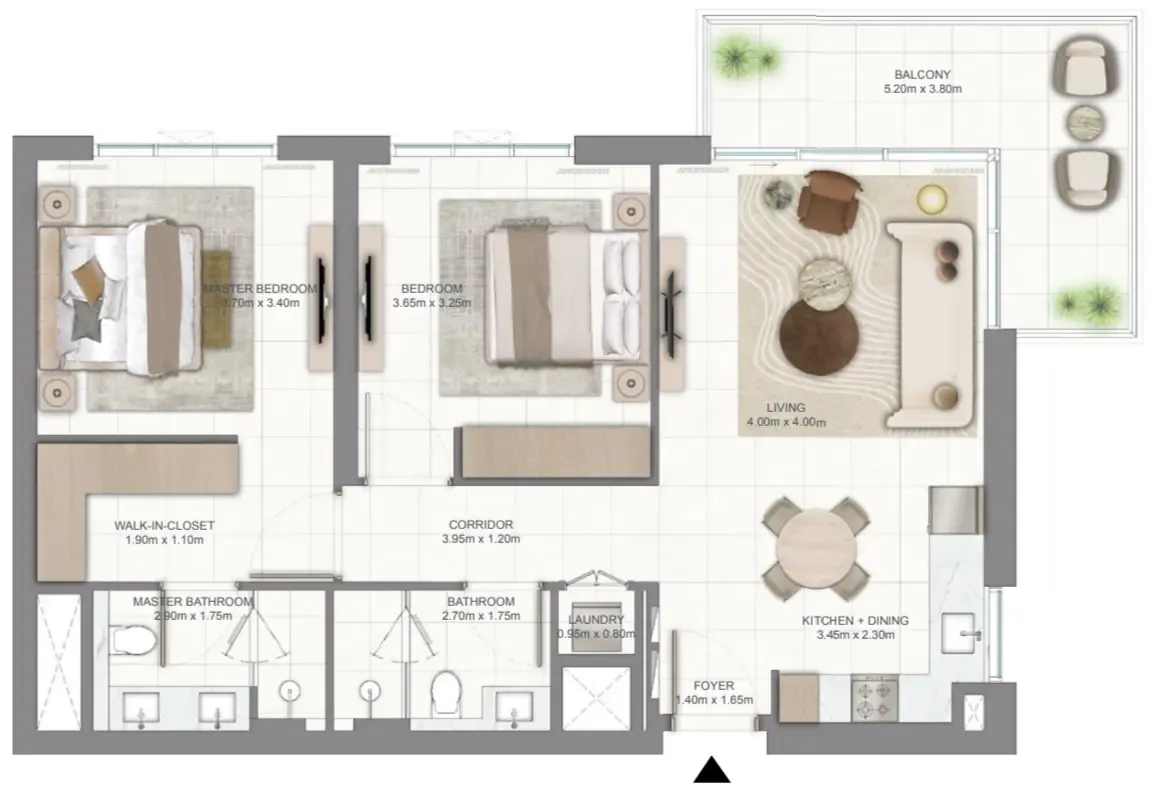 Emaar Golf Vale floor plan