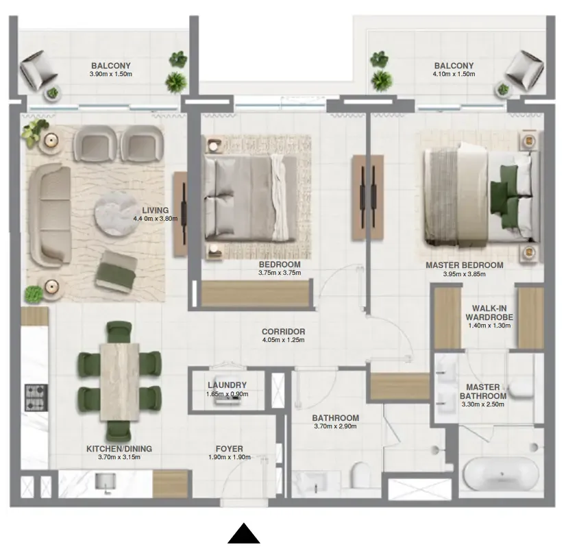 Emaar Golf Verge floor plan