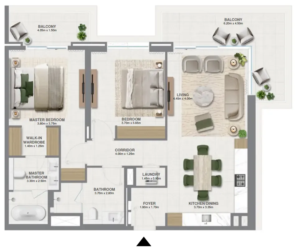 Emaar Golf Verge floor plan