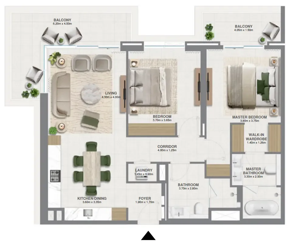 Emaar Golf Verge floor plan