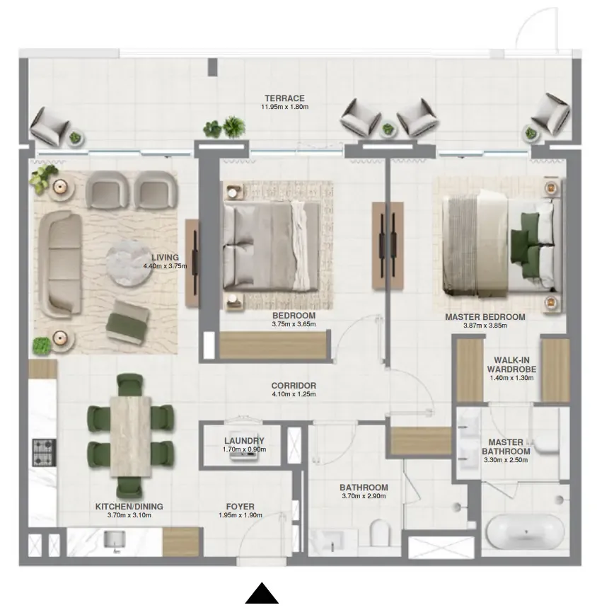 Emaar Golf Verge floor plan