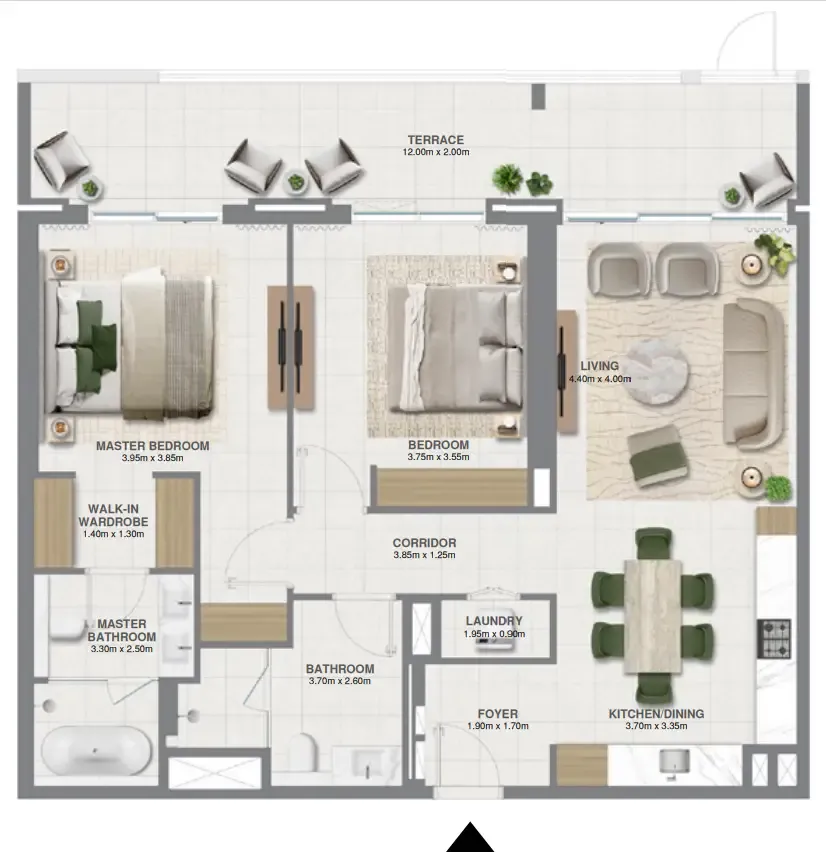 Emaar Golf Verge floor plan