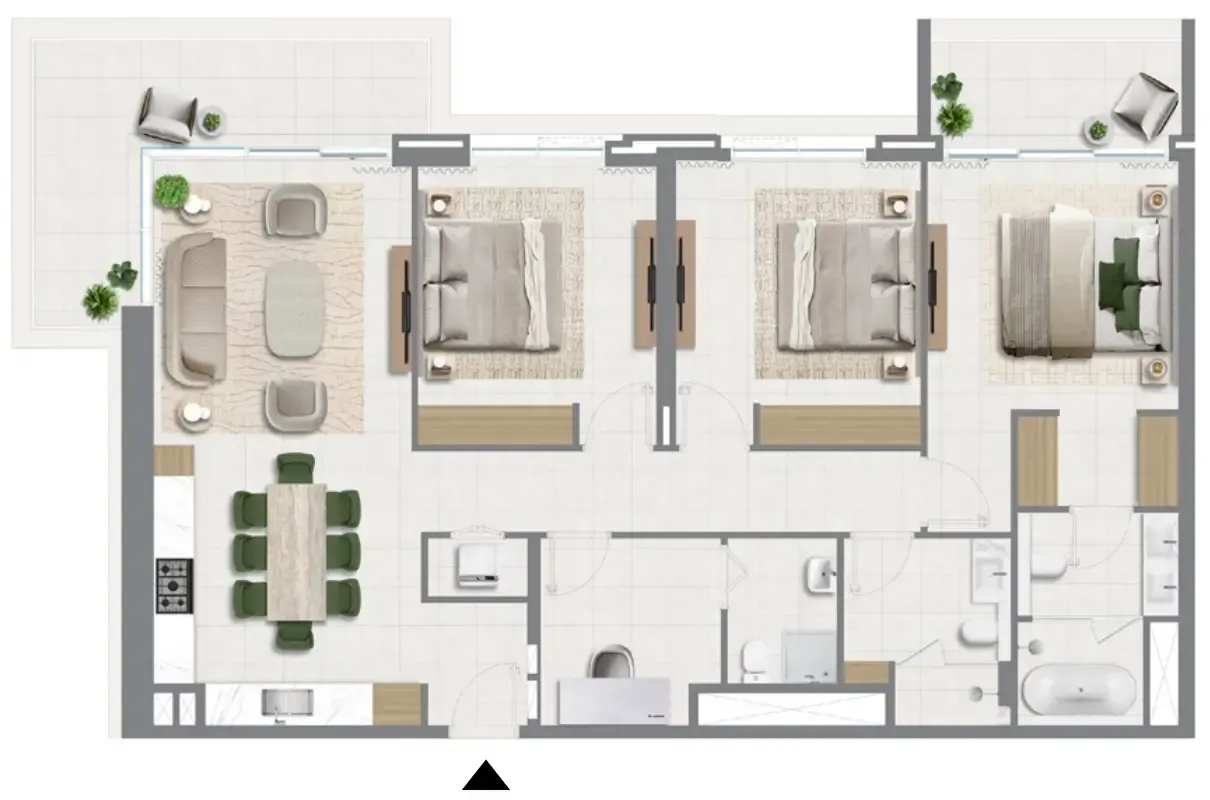 Emaar Golf Verge floor plan