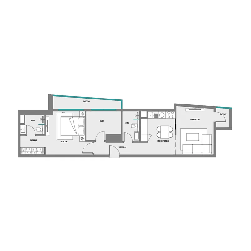Samana Green Field floor plan