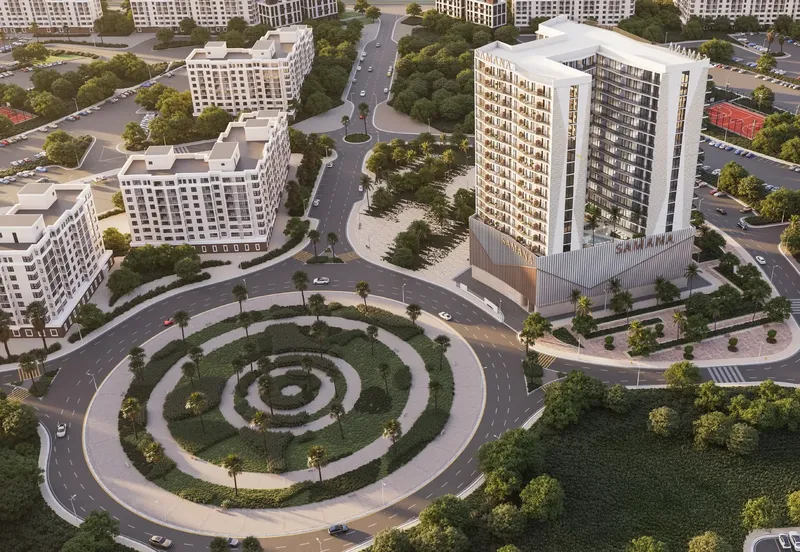 Exterior at Green Field in Dubai International City Dubai