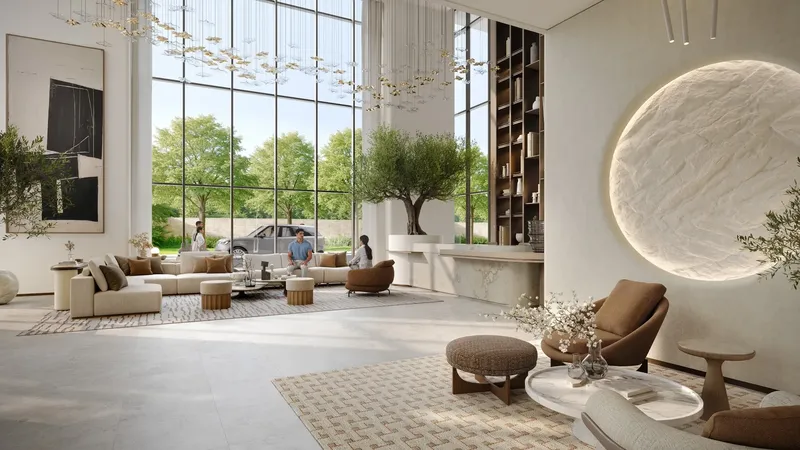 Lobby at Greencrest in Dubai Hills Dubai