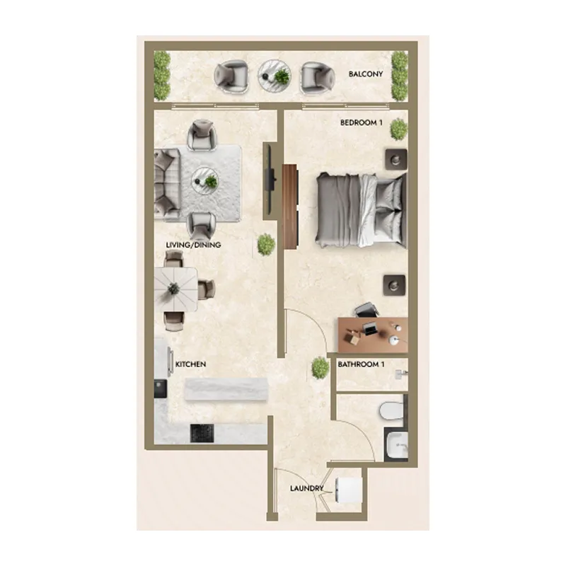 Greenfield Greenfield Living floor plan