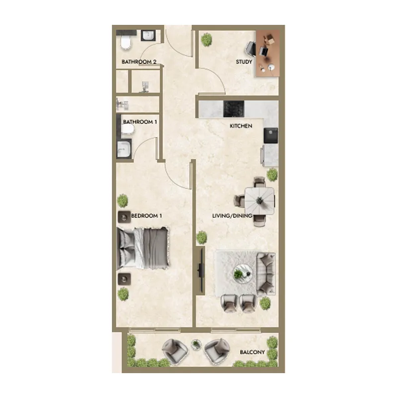Greenfield Greenfield Living floor plan