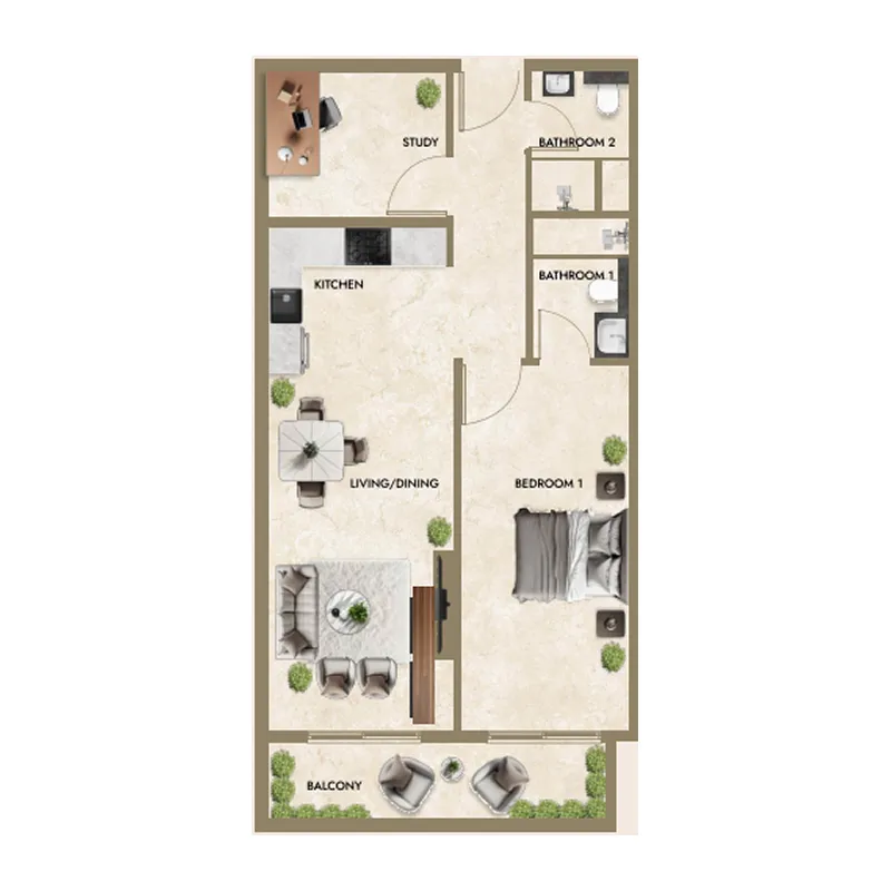 Greenfield Greenfield Living floor plan