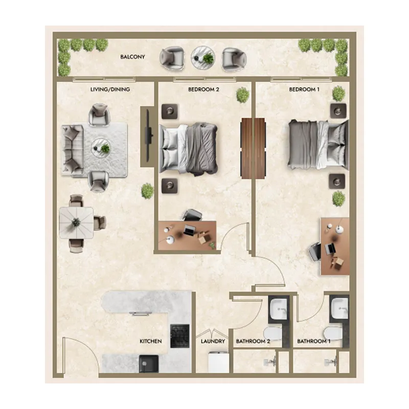 Greenfield Greenfield Living floor plan