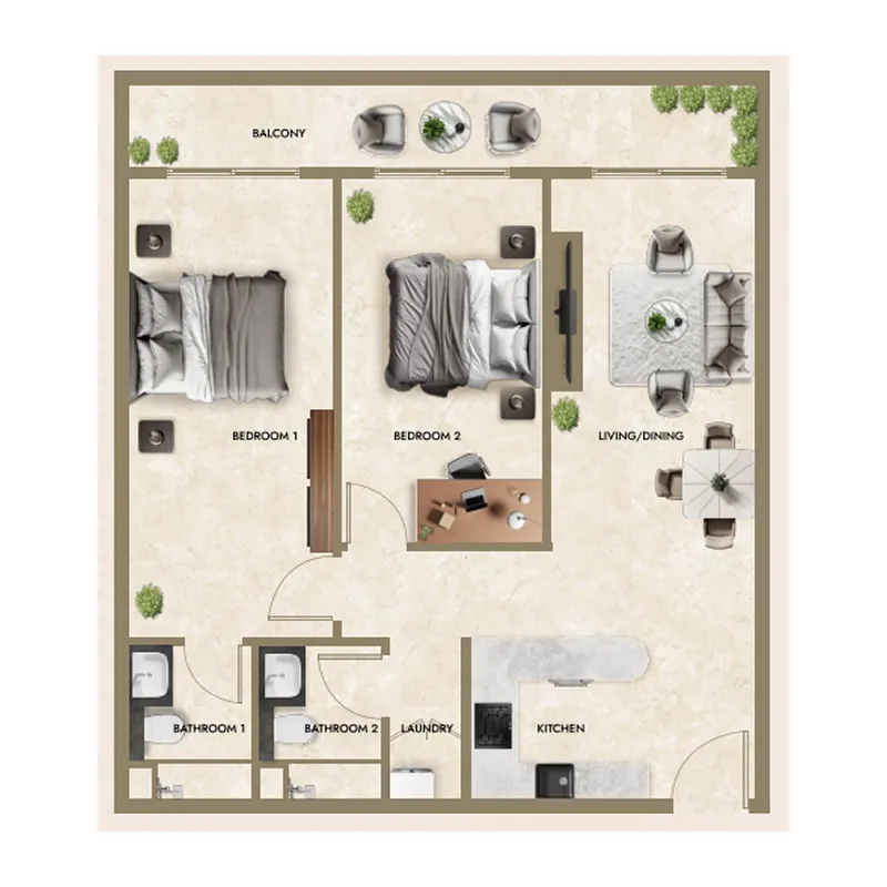 Greenfield Greenfield Living floor plan