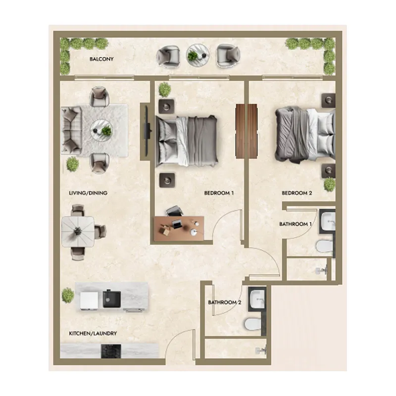 Greenfield Greenfield Living floor plan