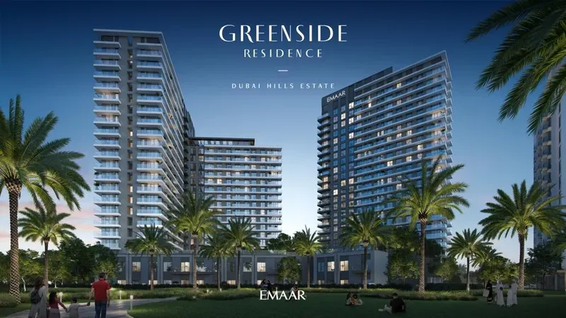 Exterior at Greenside Residence in Dubai Hills Dubai