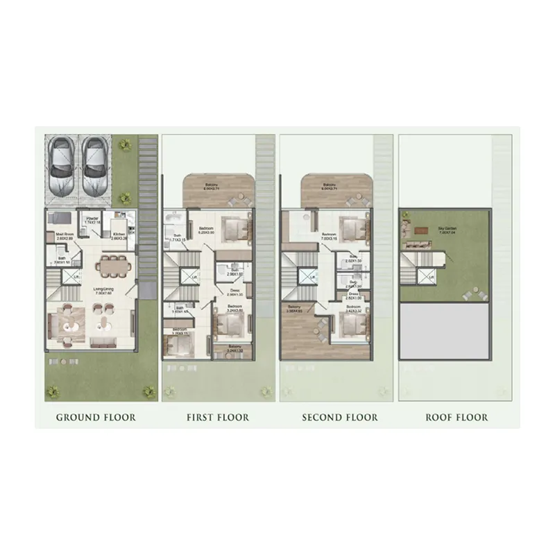 Danube Greenz floor plan