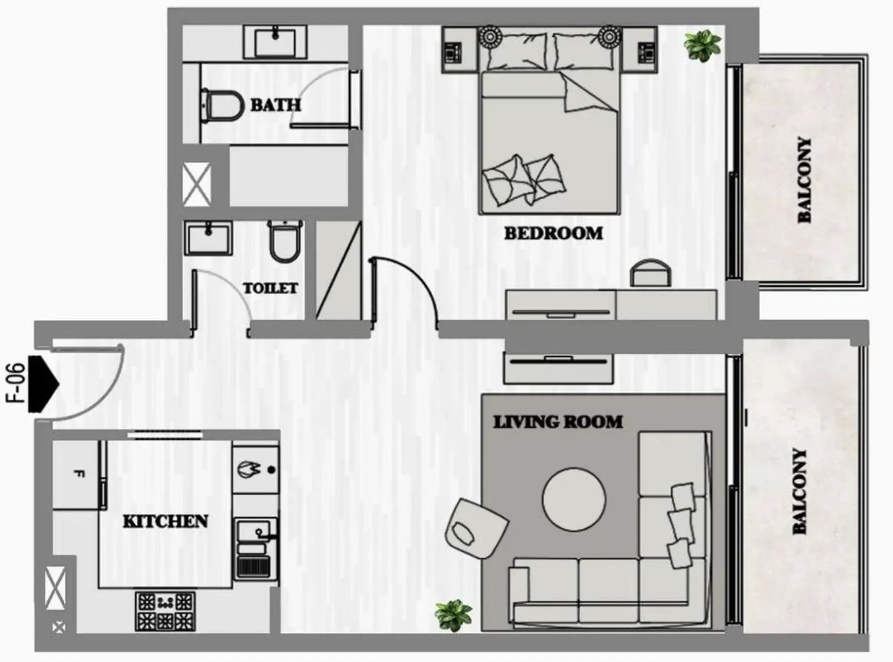 ADE Properties Greygate Residences by ADE floor plan