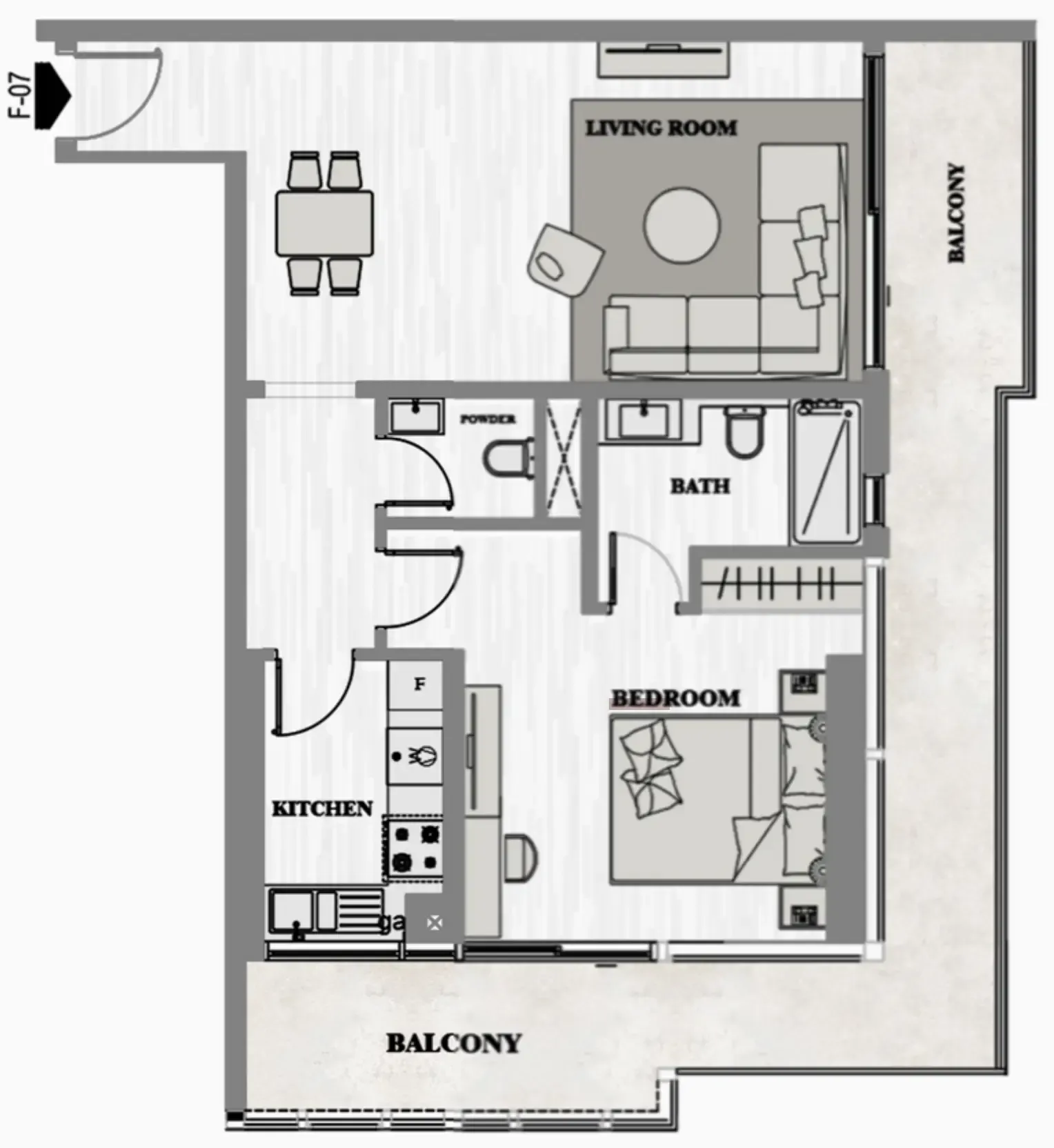 ADE Properties Greygate Residences by ADE floor plan