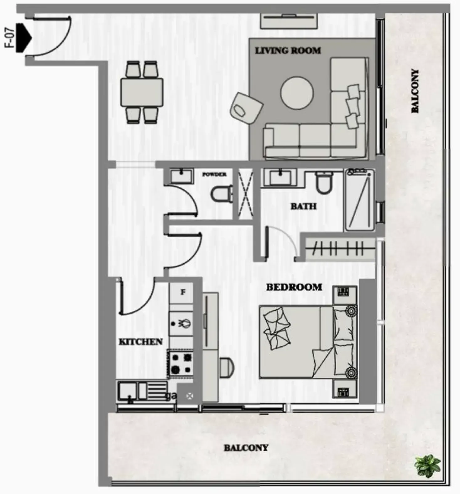 ADE Properties Greygate Residences by ADE floor plan