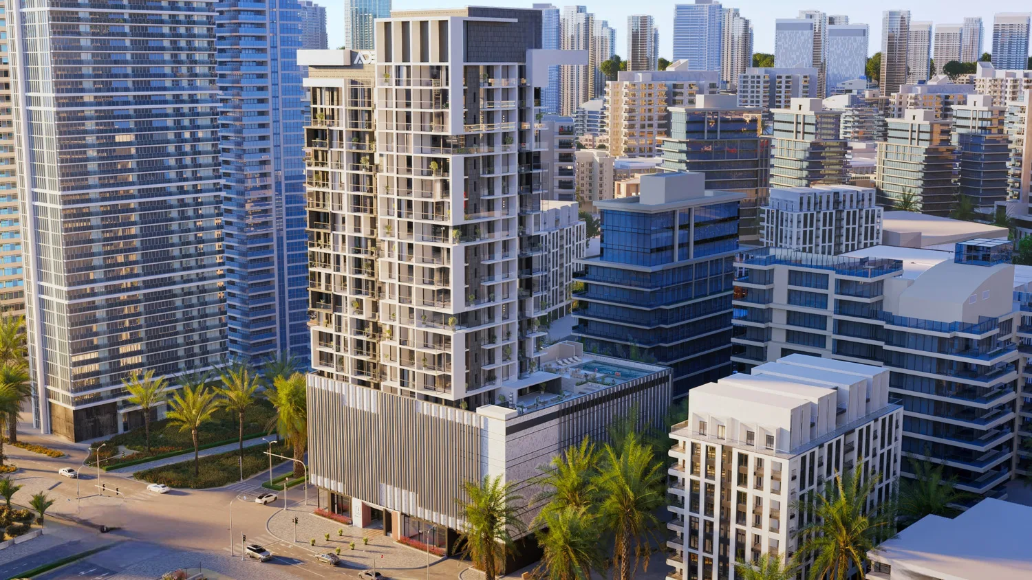 Exterior at Greygate Residences by ADE in JVC (Jumeirah Village Circle) Dubai