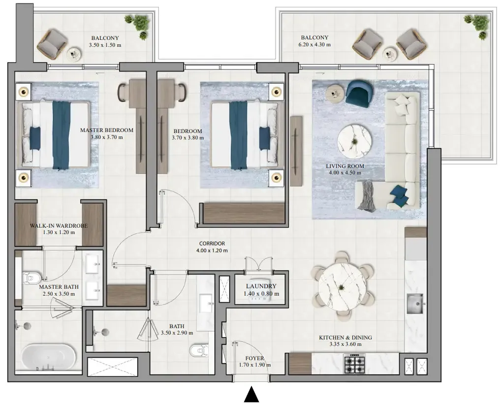 Emaar Grove Ridge floor plan