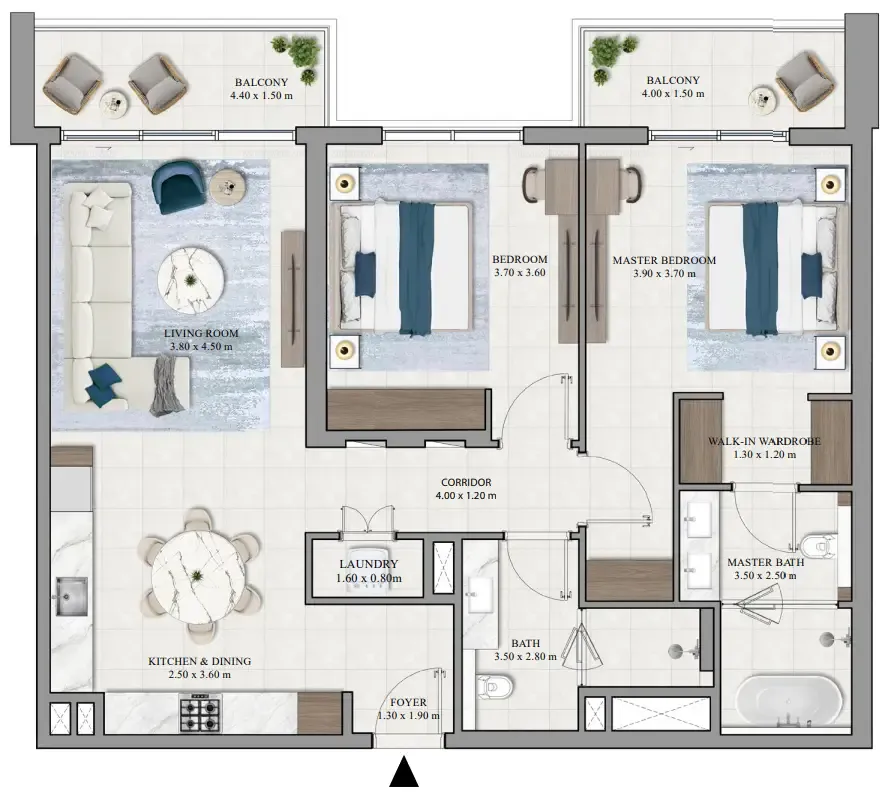 Emaar Grove Ridge floor plan