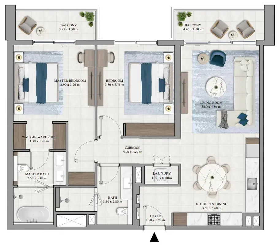 Emaar Grove Ridge floor plan